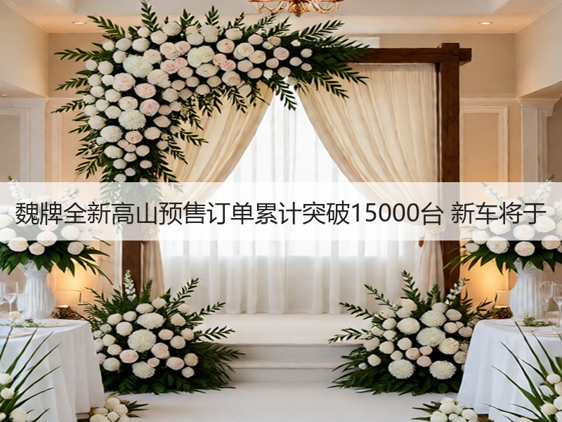 魏牌全新高山预售订单累计突破15000台 新车将于