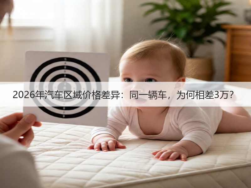 2026年汽车区域价格差异：同一辆车，为何相差3万？
