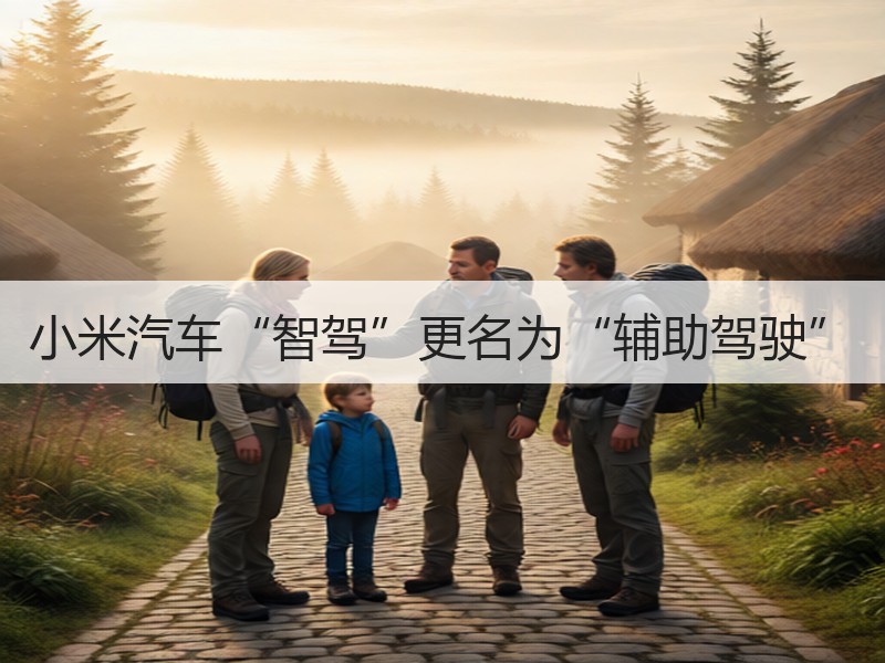 小米汽车“智驾”更名为“辅助驾驶”