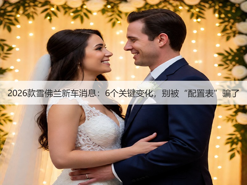 2026款雪佛兰新车消息：6个关键变化，别被“配置表”骗了