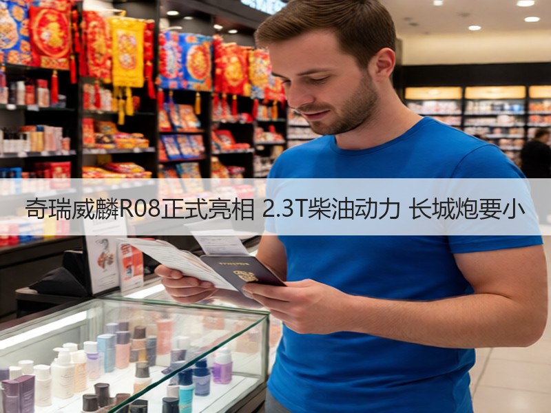 奇瑞威麟R08正式亮相 2.3T柴油动力 长城炮要小