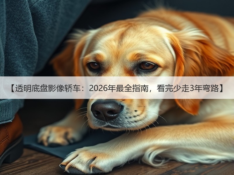 【透明底盘影像轿车：2026年最全指南，看完少走3年弯路】