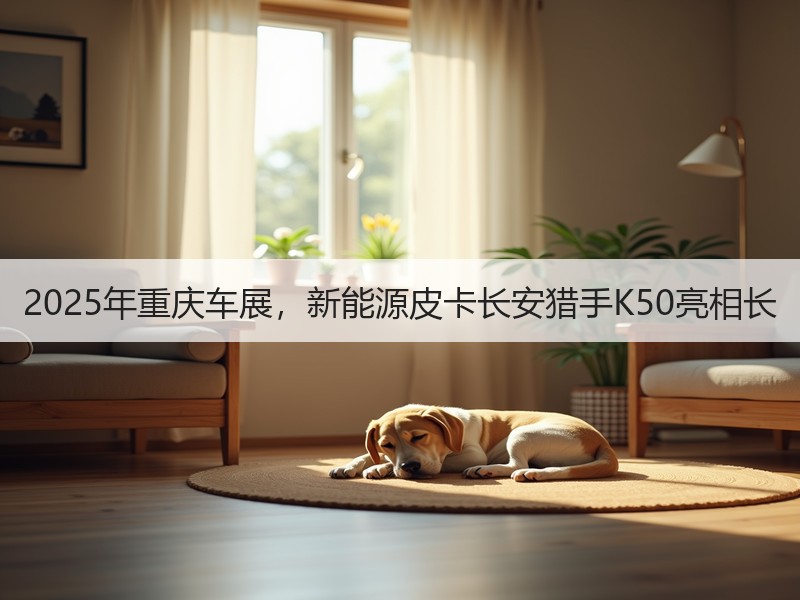 2025年重庆车展，新能源皮卡长安猎手K50亮相长