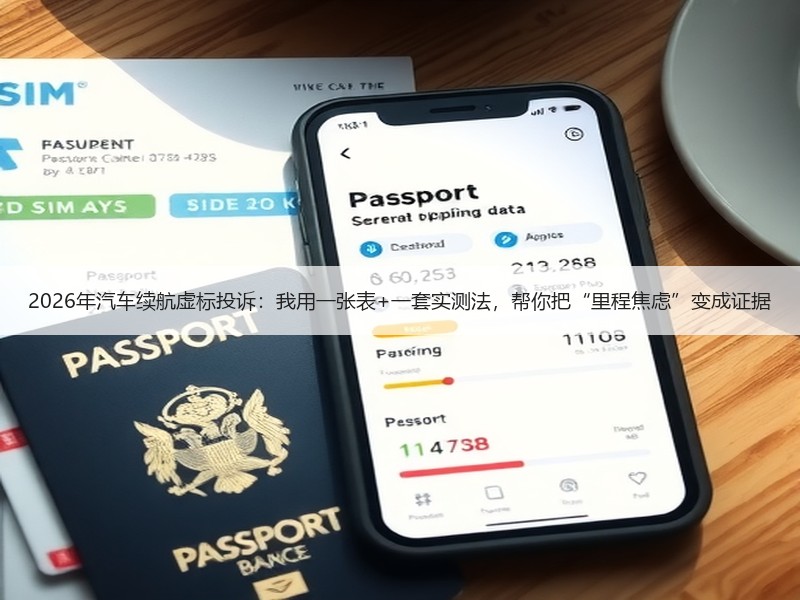 2026年汽车续航虚标投诉：我用一张表+一套实测法，帮你把“里程焦虑”变成证据