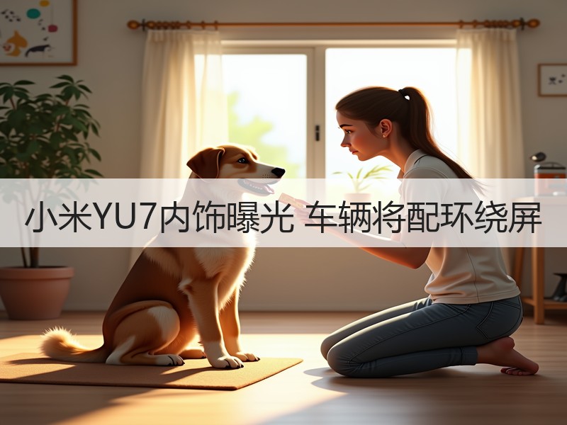 小米YU7内饰曝光 车辆将配环绕屏
