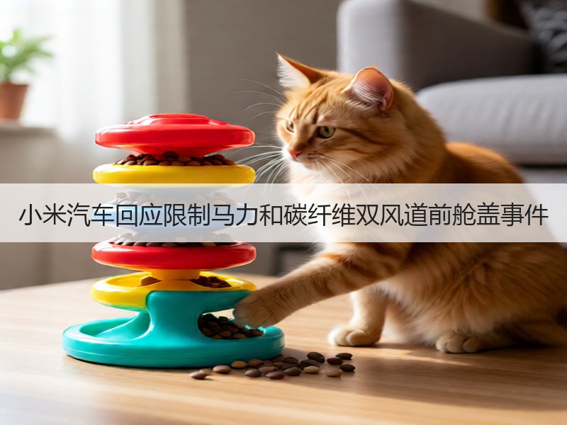 小米汽车回应限制马力和碳纤维双风道前舱盖事件