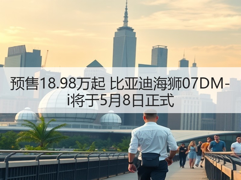 预售18.98万起 比亚迪海狮07DM-i将于5月8日正式