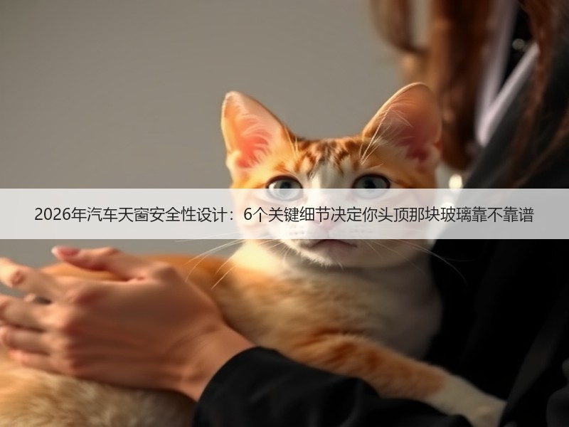 2026年汽车天窗安全性设计：6个关键细节决定你头顶那块玻璃靠不靠谱