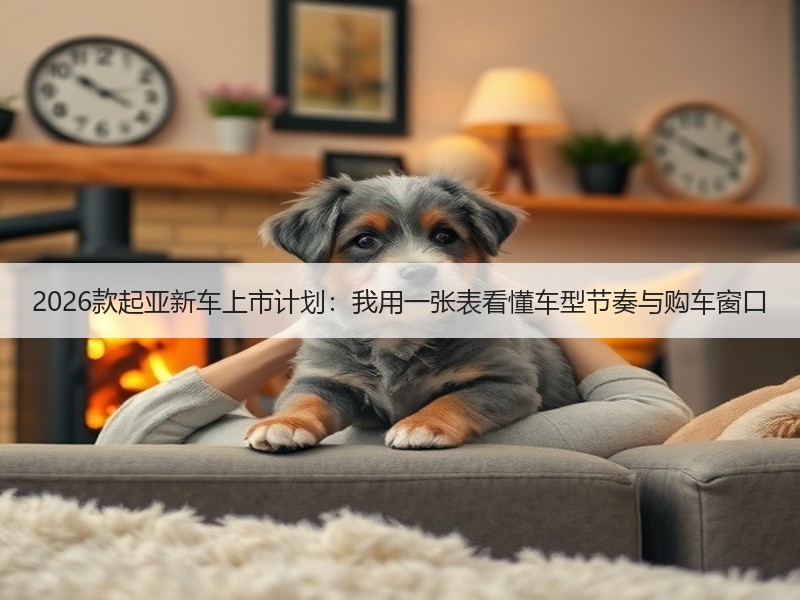 2026款起亚新车上市计划：我用一张表看懂车型节奏与购车窗口