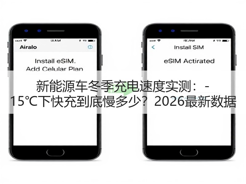 新能源车冬季充电速度实测：-15℃下快充到底慢多少？2026最新数据