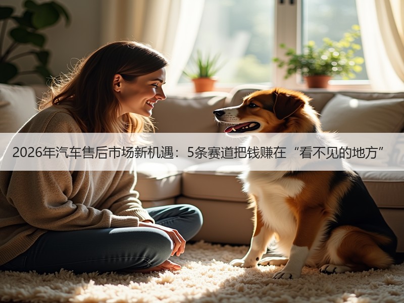 2026年汽车售后市场新机遇：5条赛道把钱赚在“看不见的地方”