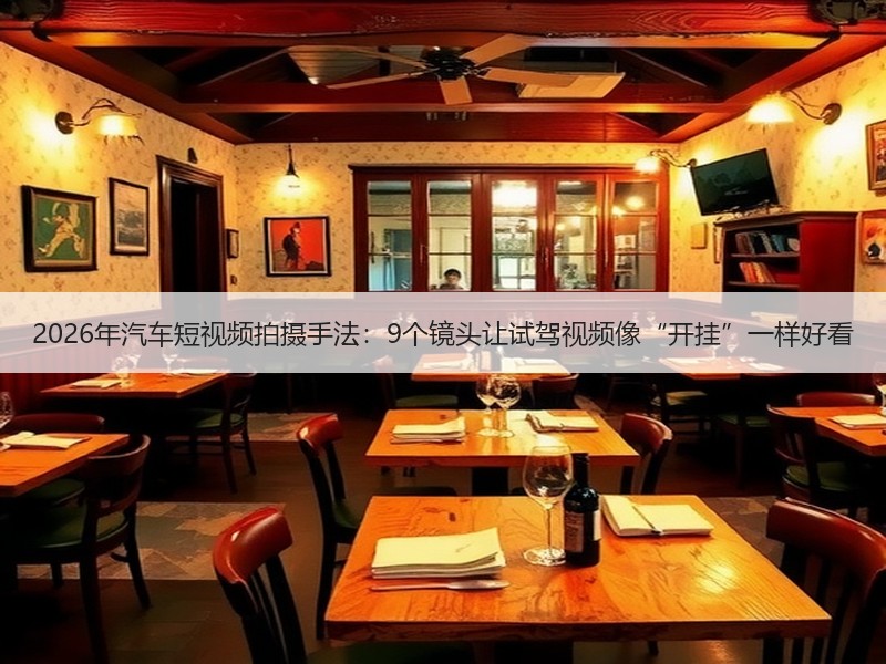 2026年汽车短视频拍摄手法：9个镜头让试驾视频像“开挂”一样好看