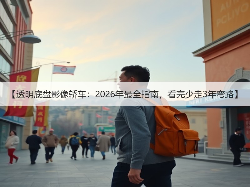 【透明底盘影像轿车：2026年最全指南，看完少走3年弯路】