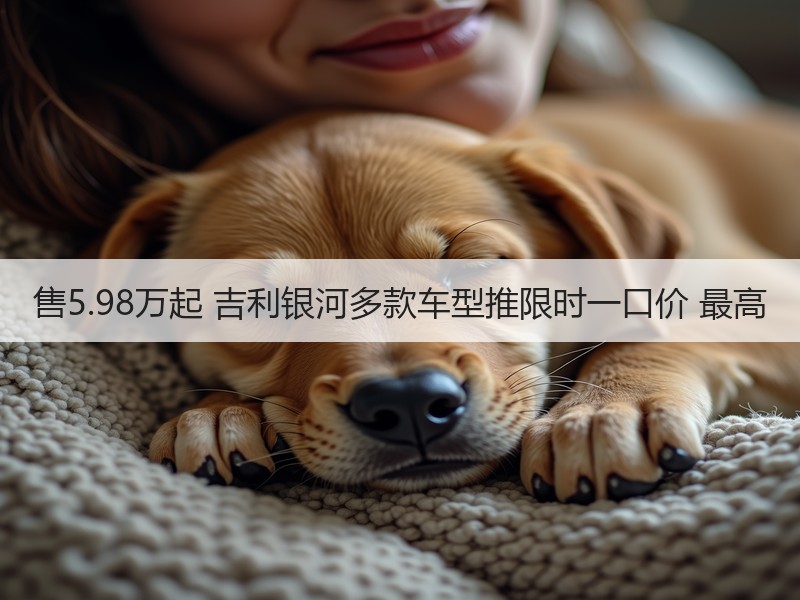 售5.98万起 吉利银河多款车型推限时一口价 最高