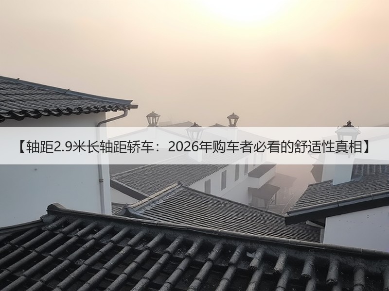 【轴距2.9米长轴距轿车：2026年购车者必看的舒适性真相】
